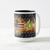 Lady Sioux Zweifarbige Tasse (VorderseiteRechts)