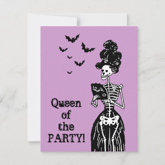 Lady Skelly mit Fledermäuse (Vorderseite)