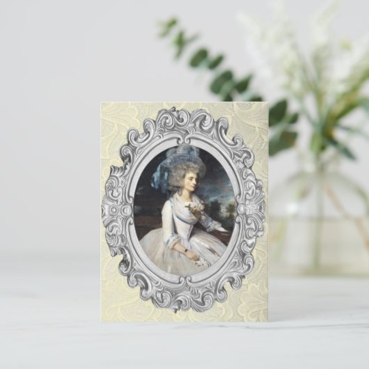 Lady Skipwith Postkarte (Stehend Vorderseite)