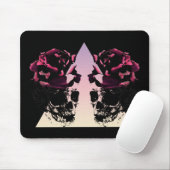 Lady Skull Mouse Pad Mousepad (Mit Mouse)