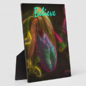 Lady Slipper glaubt inspirierende Worte Fotoplatte (Seite)