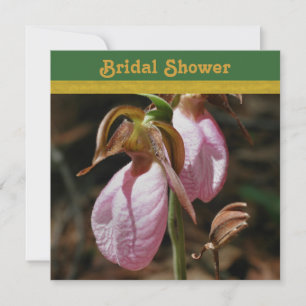 Lady Slipper Orchid Bridal Dusche Einladung