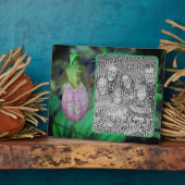 Lady Slipper Orchid Erstellen Sie Ihr eigenes Foto Fotoplatte (Seite)