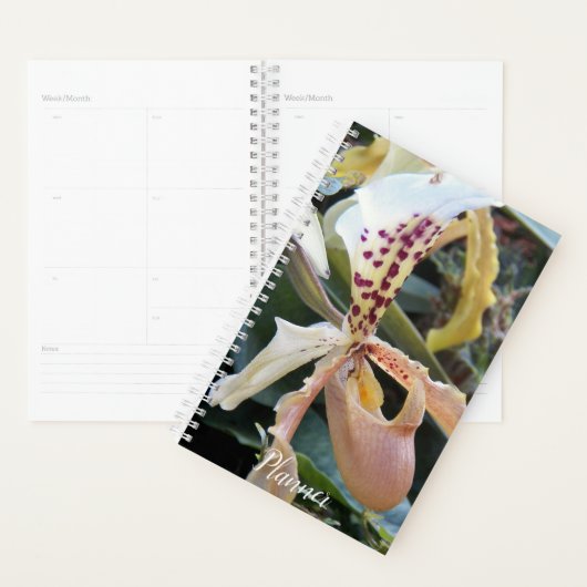 Lady Slipper Orchid Floral Planer (Anzeige)