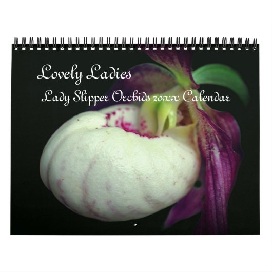 Lady Slipper Orchid Flowers Kalender (Titelbild)