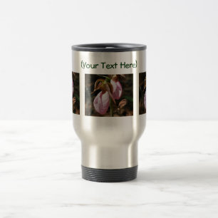 Lady Slipper Pair Flower Fotografy Travel Mug Reisebecher