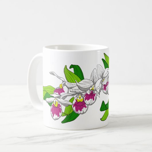 Lady Slipper Tasse (Vorderseite Links)