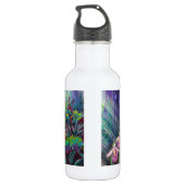 Lady Slippers auf dem Weg Edelstahlflasche (Rückseite)