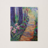 Lady Slippers auf dem Weg Puzzle (Vertikal)