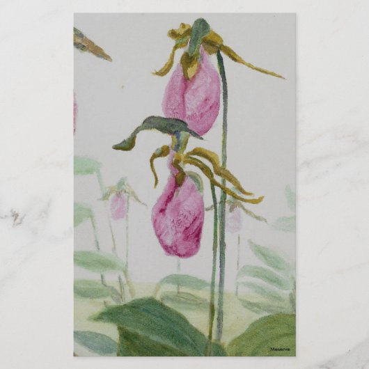 Lady Slippers Briefpapier (Vorderseite)