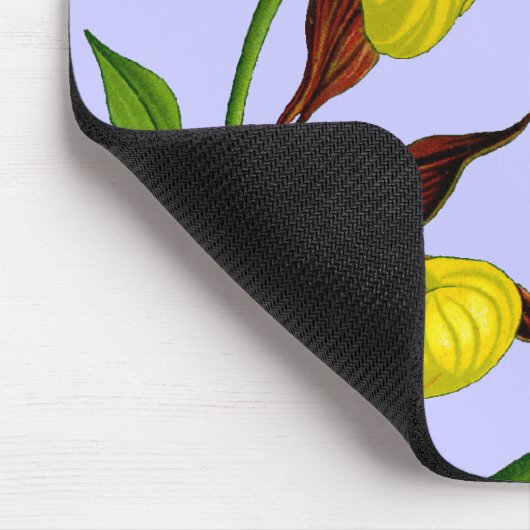 Lady Slippers entwinterte Mousepad (Ecke)