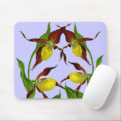 Lady Slippers entwinterte Mousepad (Mit Mouse)
