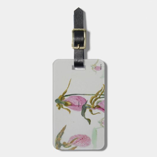 Lady Slippers Gepäckanhänger (Vorderseite vertikal)