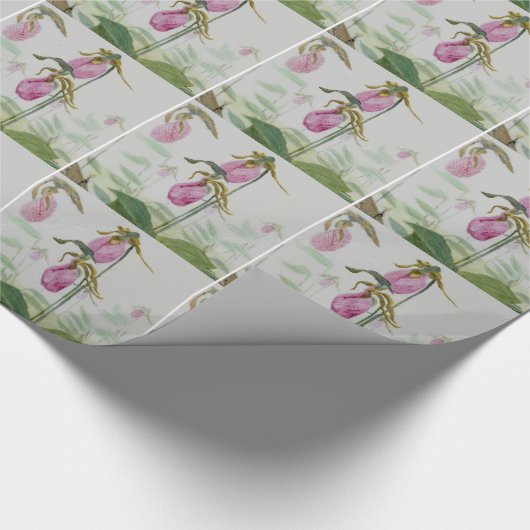 Lady Slippers Geschenkpapier (Ecke)