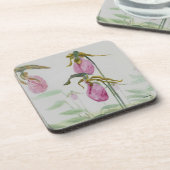 Lady Slippers Getränkeuntersetzer (Linke Seite)