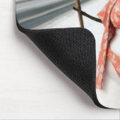 Lady Snowman Hitchhiking with a Florida Sign Mousepad (Ecke)