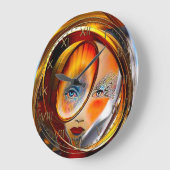 Lady Solar Große Wanduhr (Winkel)