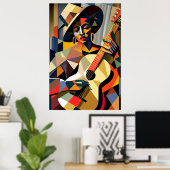 LADY SPIELT DAS BLUES Poster (Heimbüro)