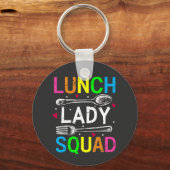 Lady Squad Cafeteria Workshop Button Schlüsselanhänger (Vorderseite)