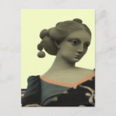 Lady Statue Postkarte (Vorderseite)