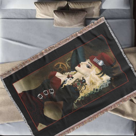 Lady Steampunk Viktorianisch Red Decke