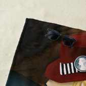 Lady Steampunk Viktorianisch Red Strandtuch (Beispiel)