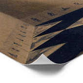 Lady stehend am Virginal, c.1672-73 Poster (Ecke)