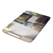 Lady Stehend in einer Jungfrau, Johannes Vermeer Badematte (Schrägansicht)