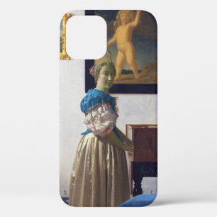Lady Stehend in einer Jungfrau, Johannes Vermeer Case-Mate iPhone Hülle