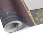 Lady Stehend in einer Jungfrau, Johannes Vermeer Geschenkpapier (Rolleneckpunkt)