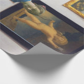 Lady Stehend in einer Jungfrau, Johannes Vermeer Geschenkpapier (Ecke)