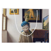 Lady Stehend in einer Jungfrau, Johannes Vermeer Große Geschenktüte (Rückseite)