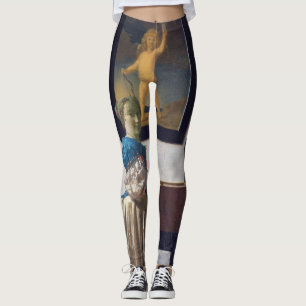 Lady Stehend in einer Jungfrau, Johannes Vermeer Leggings