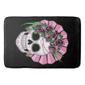 Lady Sugar Skull Badematte (Vorderseite)