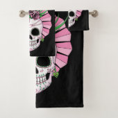 Lady Sugar Skull Badhandtuch Set (Insitu)