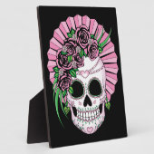 Lady Sugar Skull Fotoplatte (Seite)