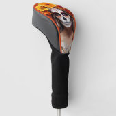 Lady Sugar Skull Golf Head Cover Headcover (angewinkelt)