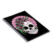 Lady Sugar Skull Notizblock (Rechte Seite)