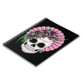Lady Sugar Skull Notizblock (Linke Seite)