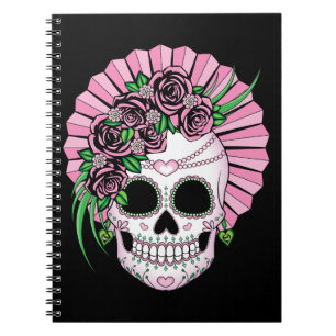 Lady Sugar Skull Notizblock