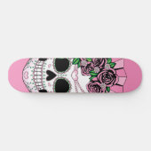 Lady Sugar Skull Skateboard (Horizontal)