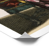 Lady take Coffee, fashion plate, c.1695 (engravi Poster (Ecke)