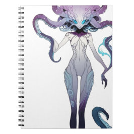 Lady tentacle Notebook Notizblock