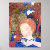 Lady Touching the Corsage, Maurice Denis Poster (Vorne)