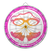 Lady Triathlon Dartscheibe (vorne)