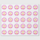 Lady Triathlon Geschenkpapier (Flach)