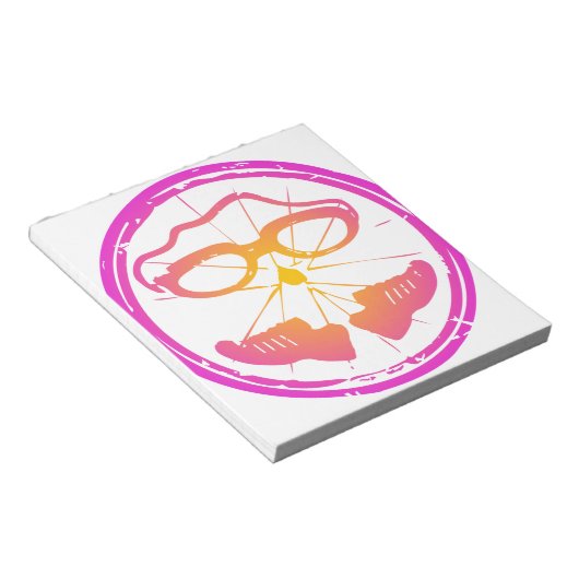 Lady Triathlon Notizblock (angewinkelt)