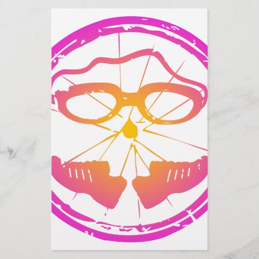 Lady Triathlon, Triathlon Briefpapier (Vorderseite)