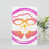 Lady Triathlon, Triathlon Briefpapier (Stehend Vorderseite)