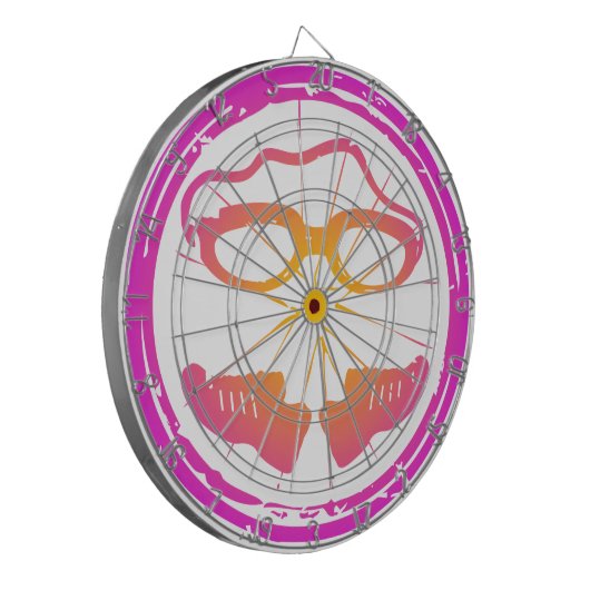 Lady Triathlon, Triathlon Dartscheibe (Vorderseite Links)